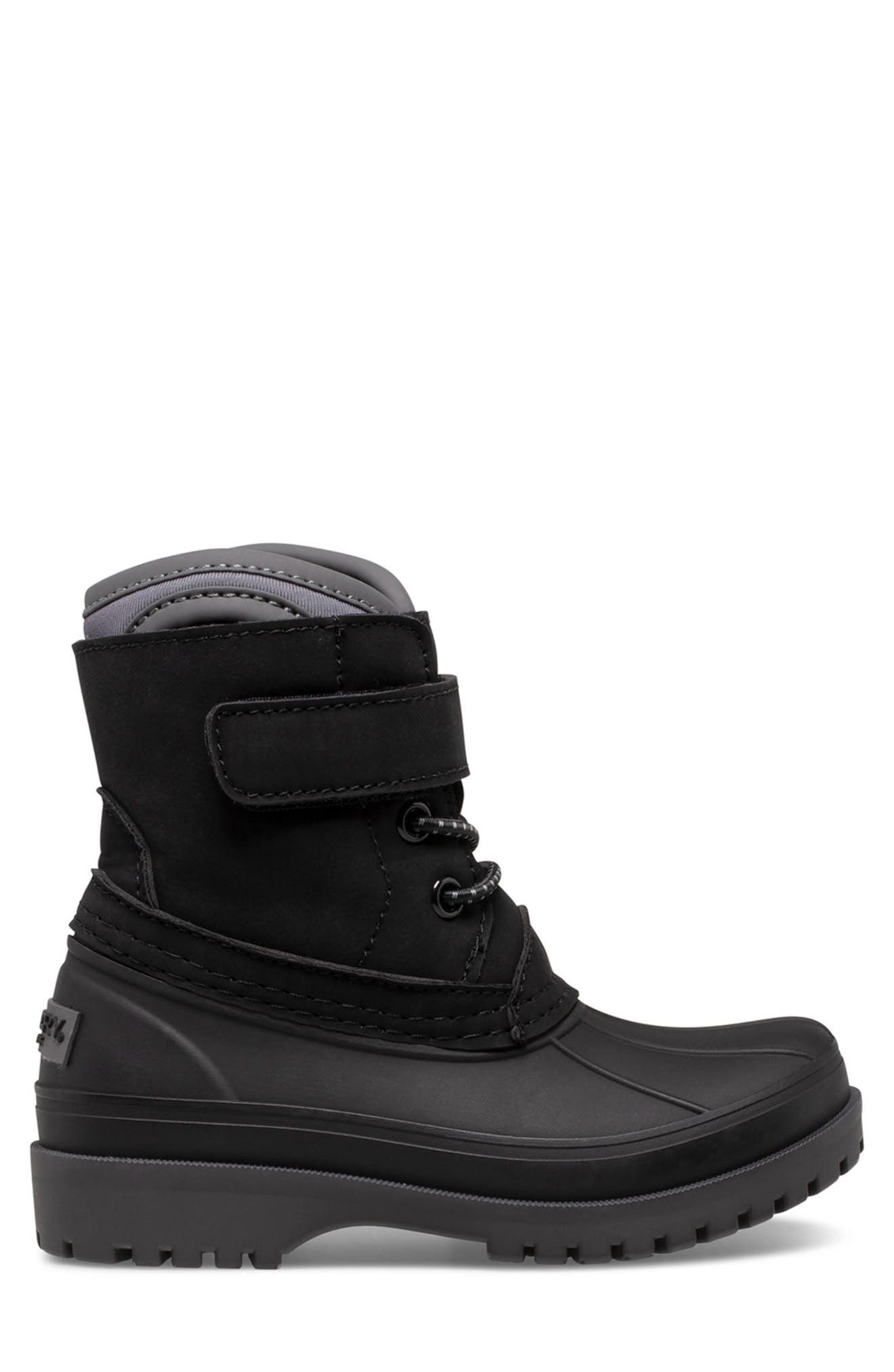 short black duck boots