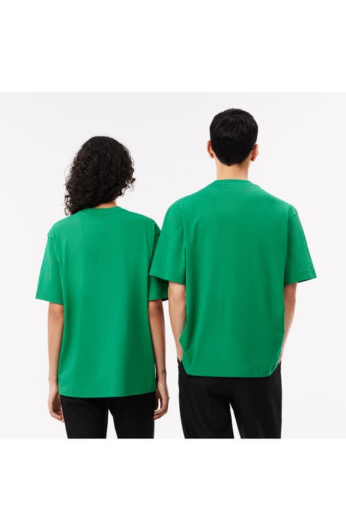 LACOSTE LACOSTE LOOSE FIT COTTON T-SHIRT 