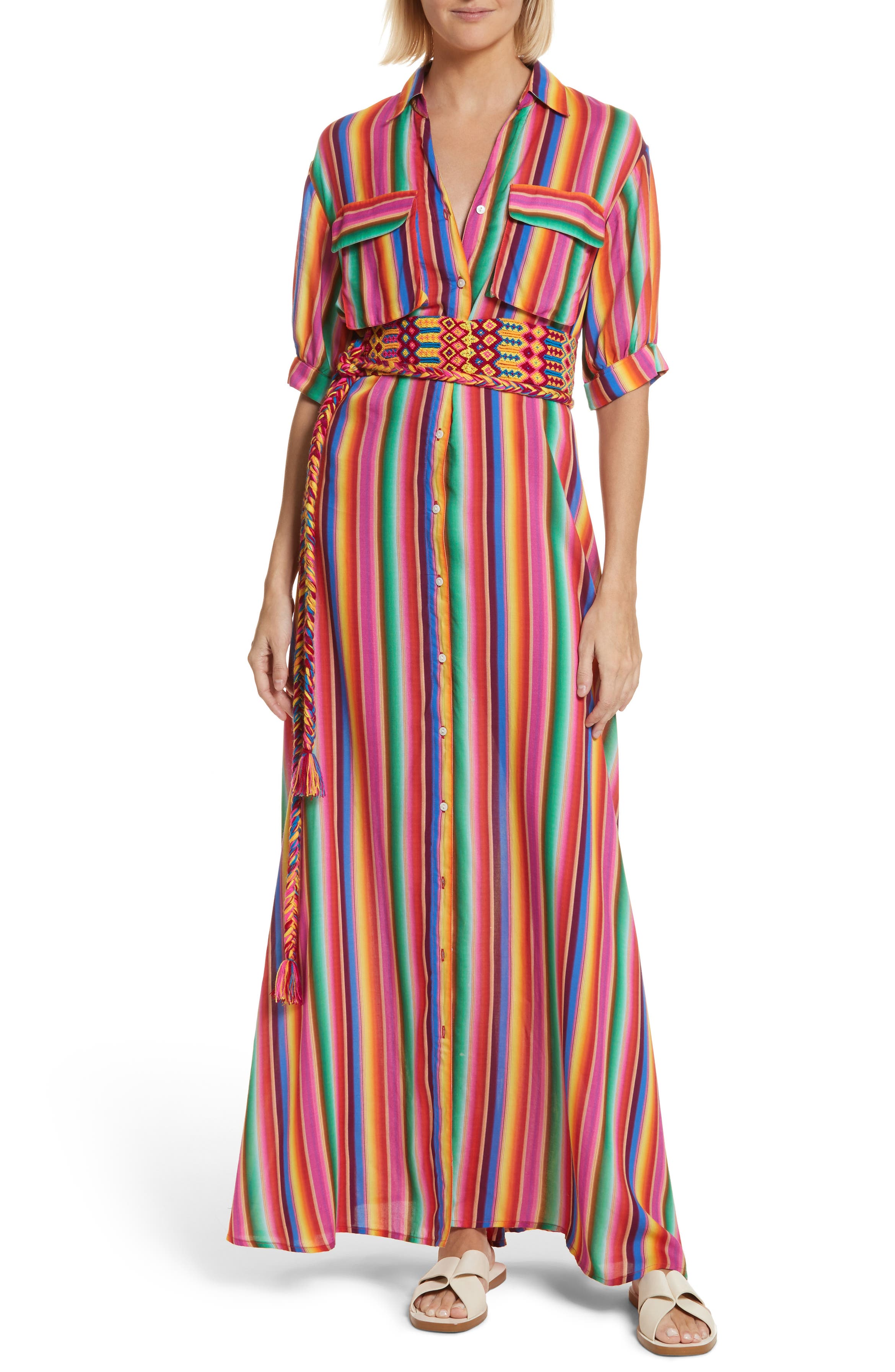 All Things Mochi Isabella Stripe Maxi Dress | Nordstrom