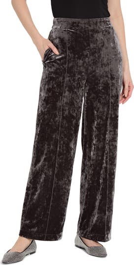 Crushed velvet pants best sale