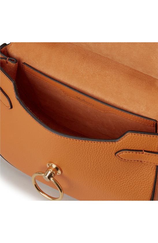 Shop Mulberry Small Amberley Leather Satchel In Sunset