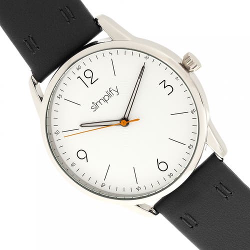 Simplify Unisex The 6300 Watch In Black/white