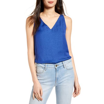 Chelsea28 Cross Back Jacquard Camisole