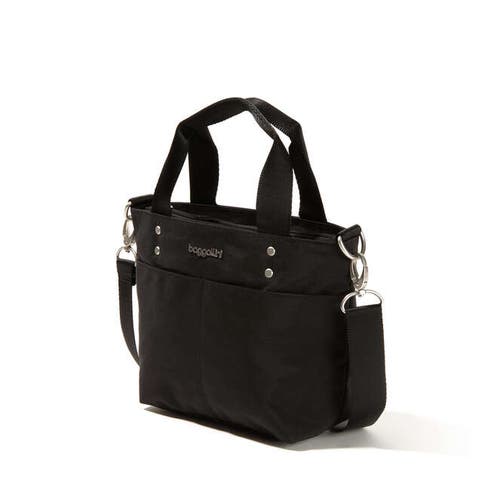 Baggallini Women's Mini Carryall Tote Bag In Black