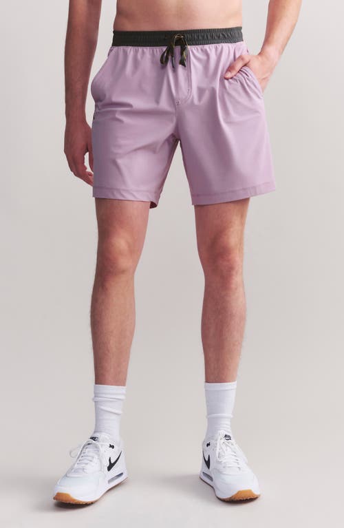 Shop Rhone Pursuit 7-inch Unlined Training Shorts In Discreet Mauve/smoked Pearl