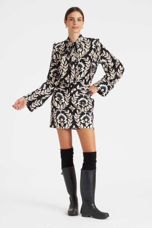 Shop La Doublej Ascot Shirt Ghirlanda Black