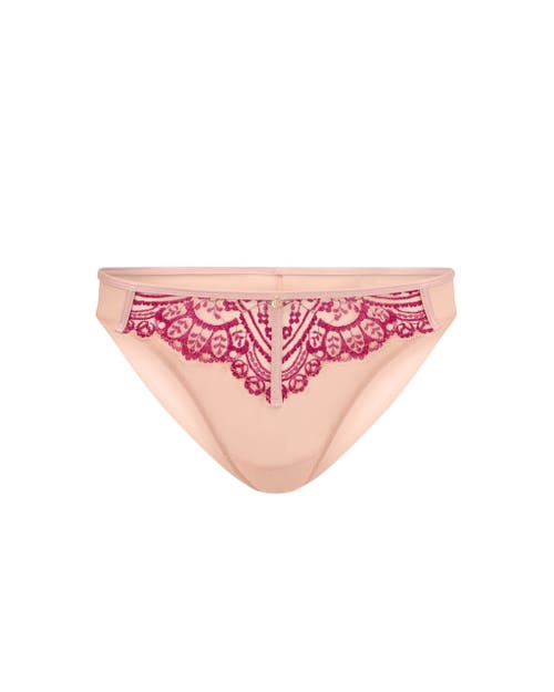 Shop Adore Me Paloma Brazilian Panties In Medium Pink