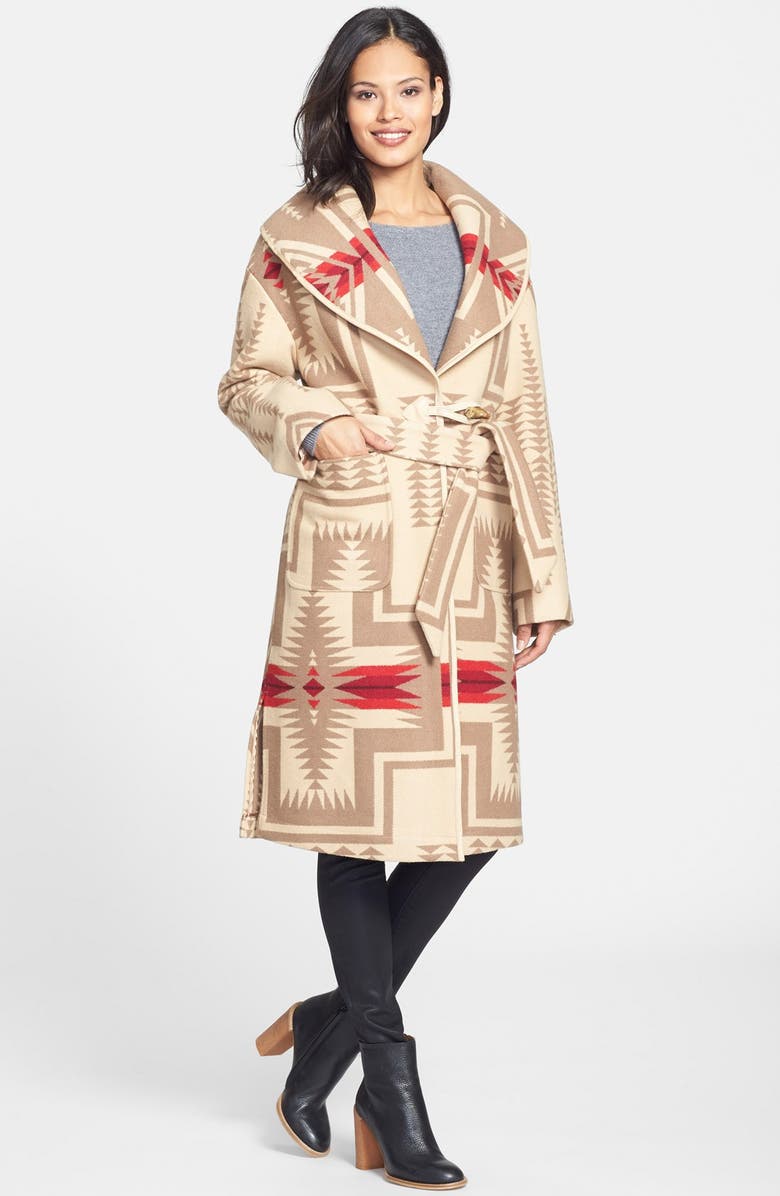 Pendleton Shawl Collar Wool Blanket Coat Nordstrom Pendleton Shawl Collar Wool Blanket Coat Nordstrom