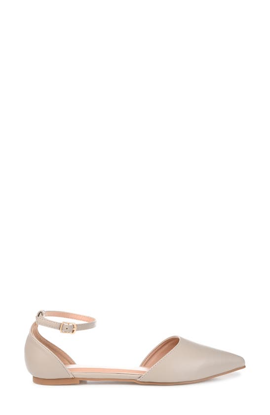 Journee Collection Reba Flat In Grey