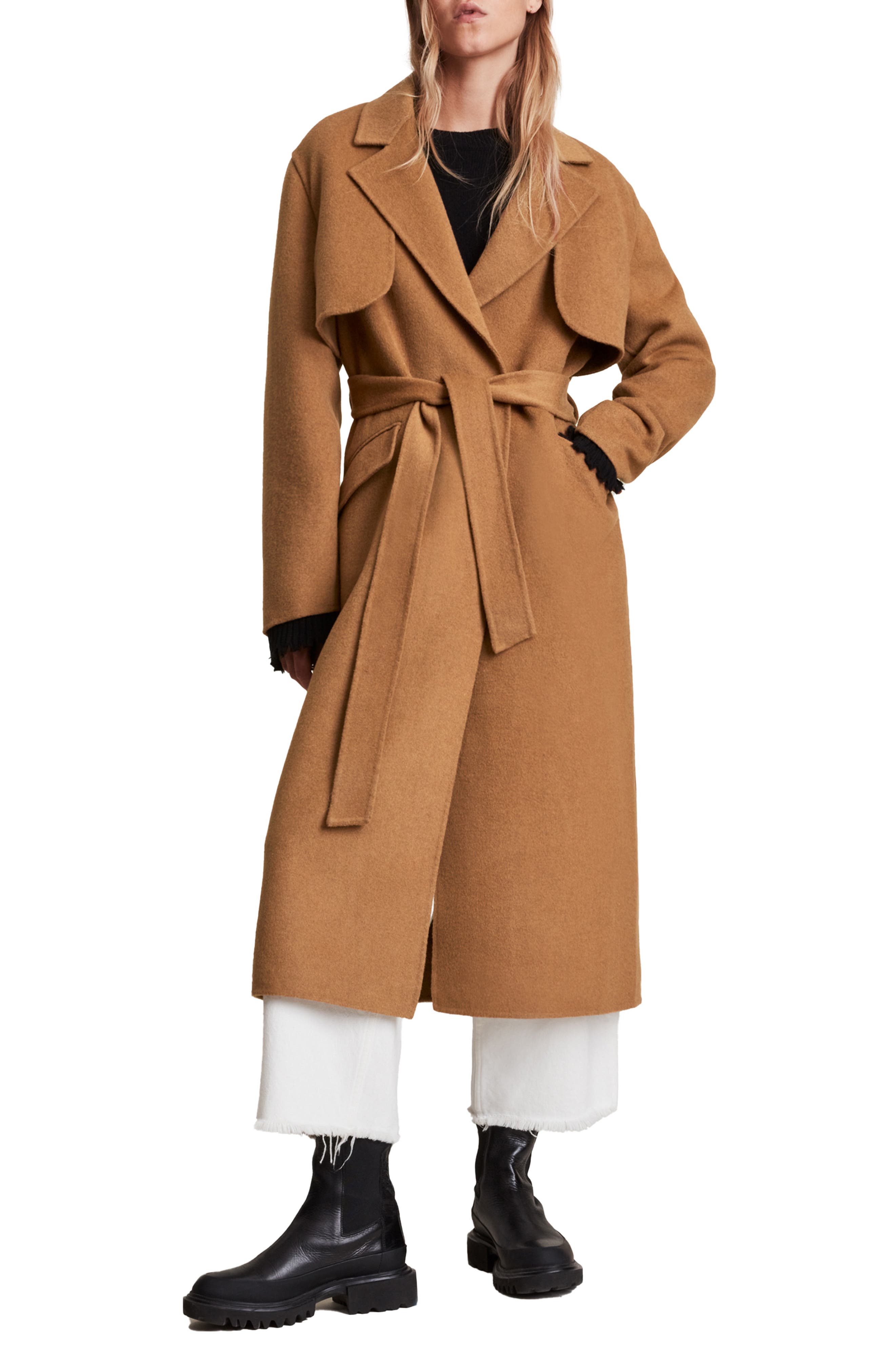 wool blend coat