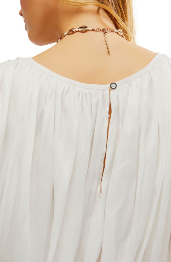 Shop Free People Double Take Pullover Top In Ivory