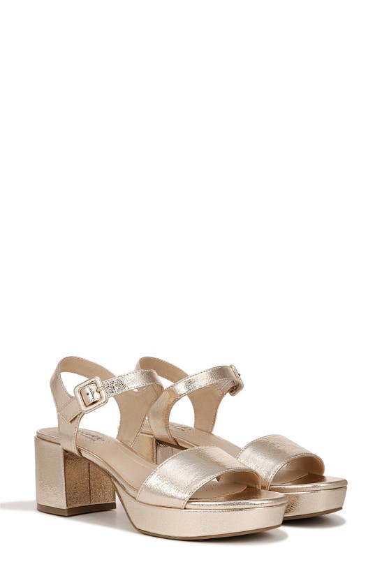 Shop Lifestride Rhythmn Platform Sandal In Platino