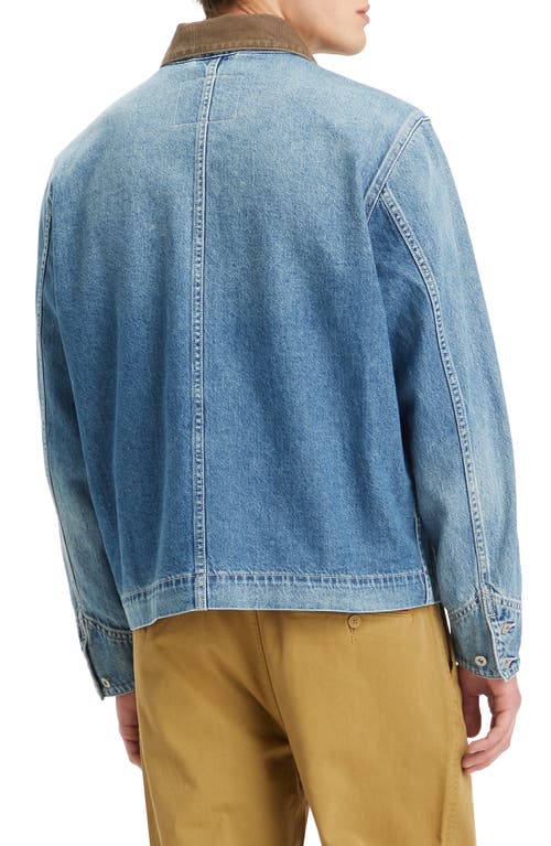 Shop Levi's Mechanic's Denim Zip Jacket In Everyday Goods Trucker