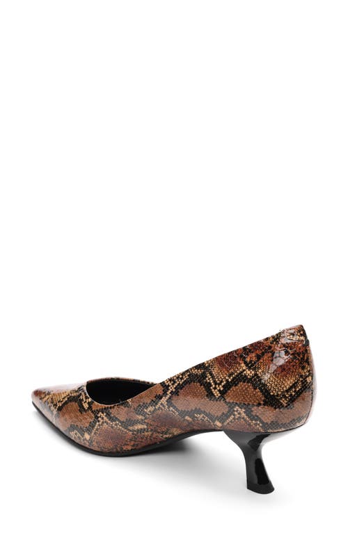 Sanctuary Padma Pointed Toe Pump In Brown Multi