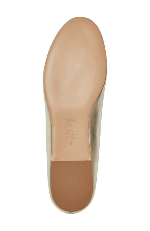Bruno Magli Luce Bow Flat In Gold