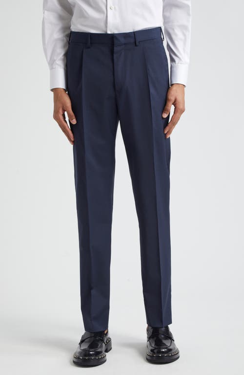 Valentino Crosshatch Stretch Wool Suit Navy at Nordstrom, Us