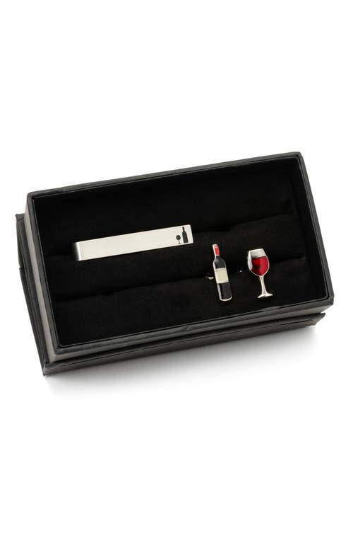 CUFFLINKS, INC CUFFLINKS, INC. WINE SNOB TIE BAR & CUFF LINKS SET 