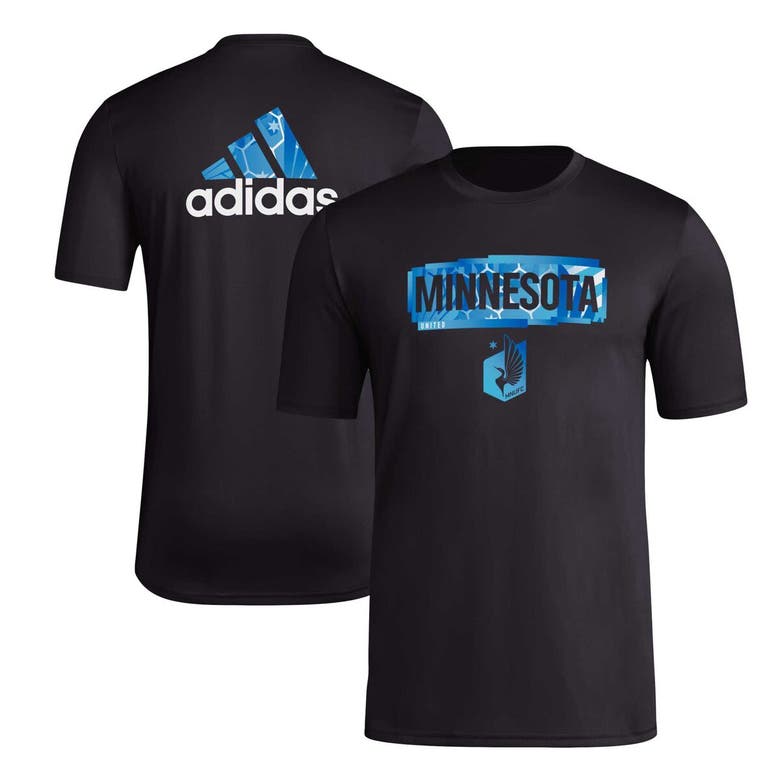 Shop Adidas Originals Adidas Black Minnesota United Fc Local Pop Aeroready T-shirt