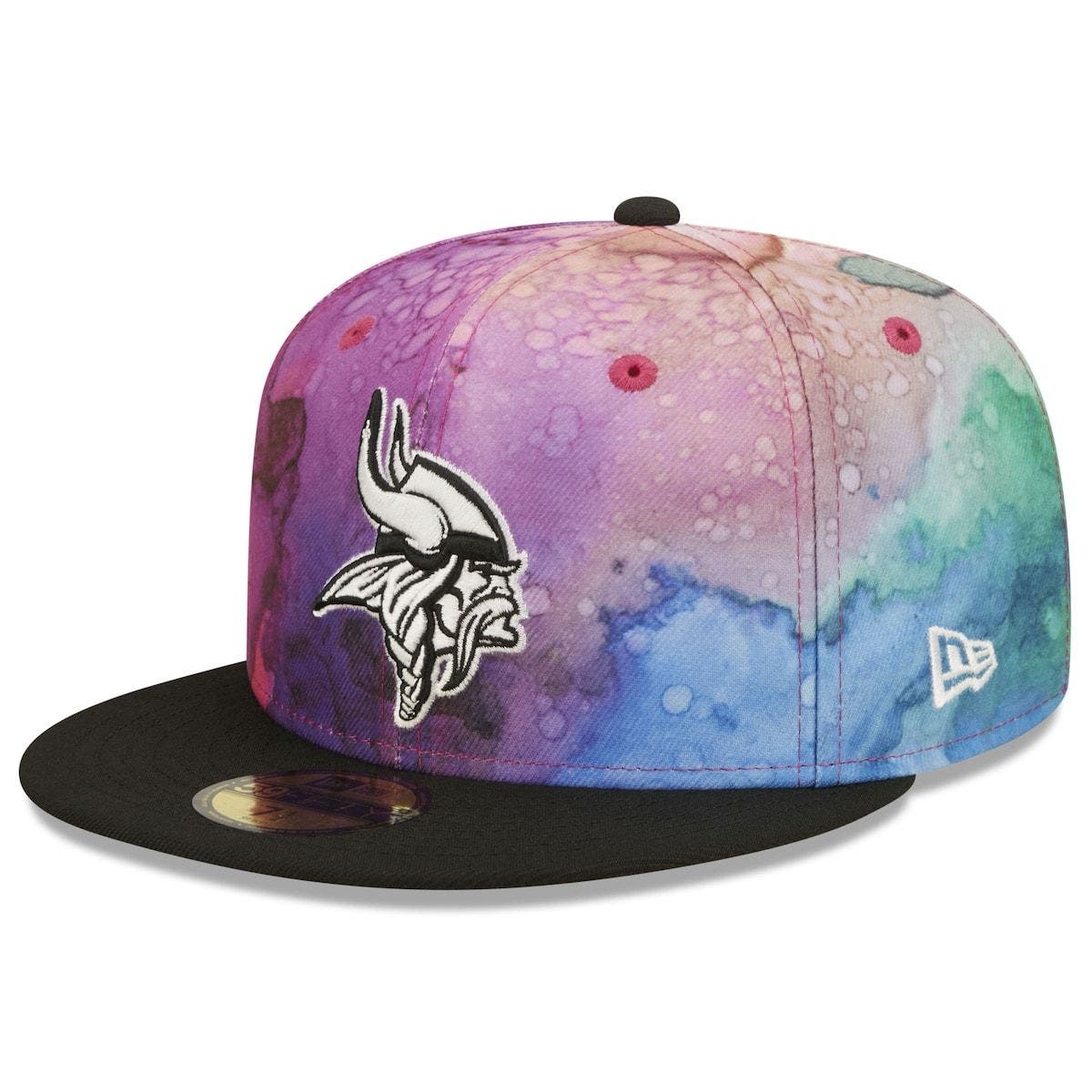 Minnesota Vikings New Era 2022 NFL Crucial Catch 39THIRTY Flex Hat -  Pink/Black