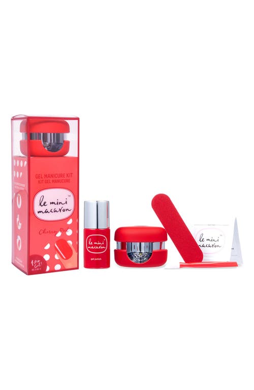 LE MINI MACARON Gel Manicure Kit in Cherry Red
