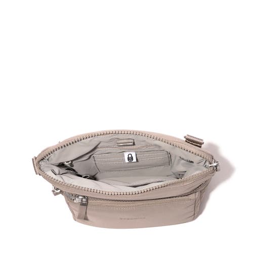 Baggallini Modern Pocket Crossbody Bag In Moonrock Puff