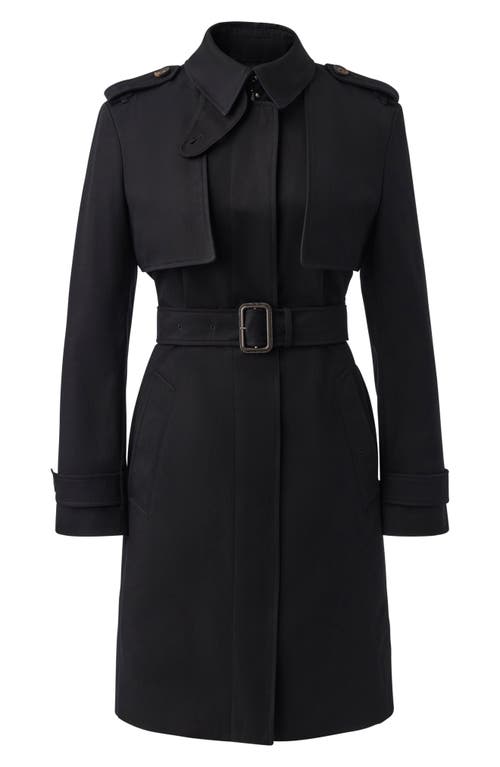 Mackage Winn 2-in-1 Insulated Trench Coat In Black