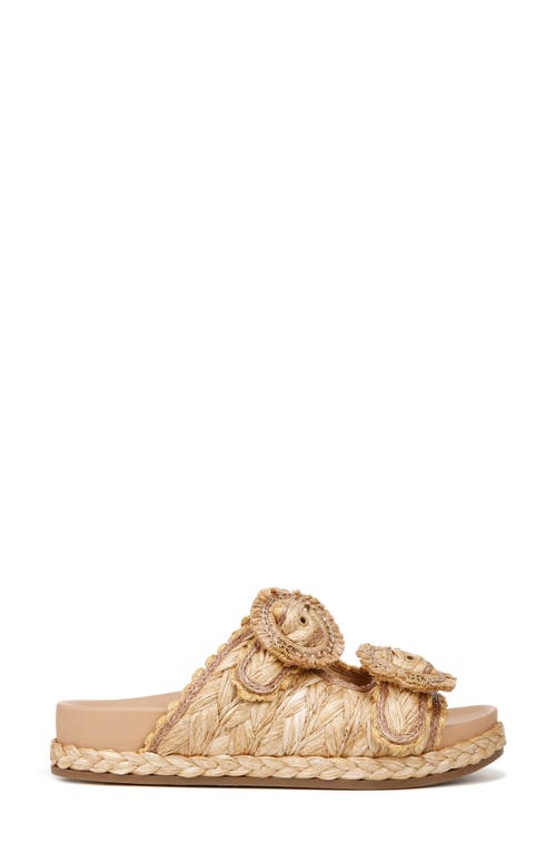 Sam Edelman Reina Braided Platform Sandal Beechwood Multi Raffia In Beechwood Multi