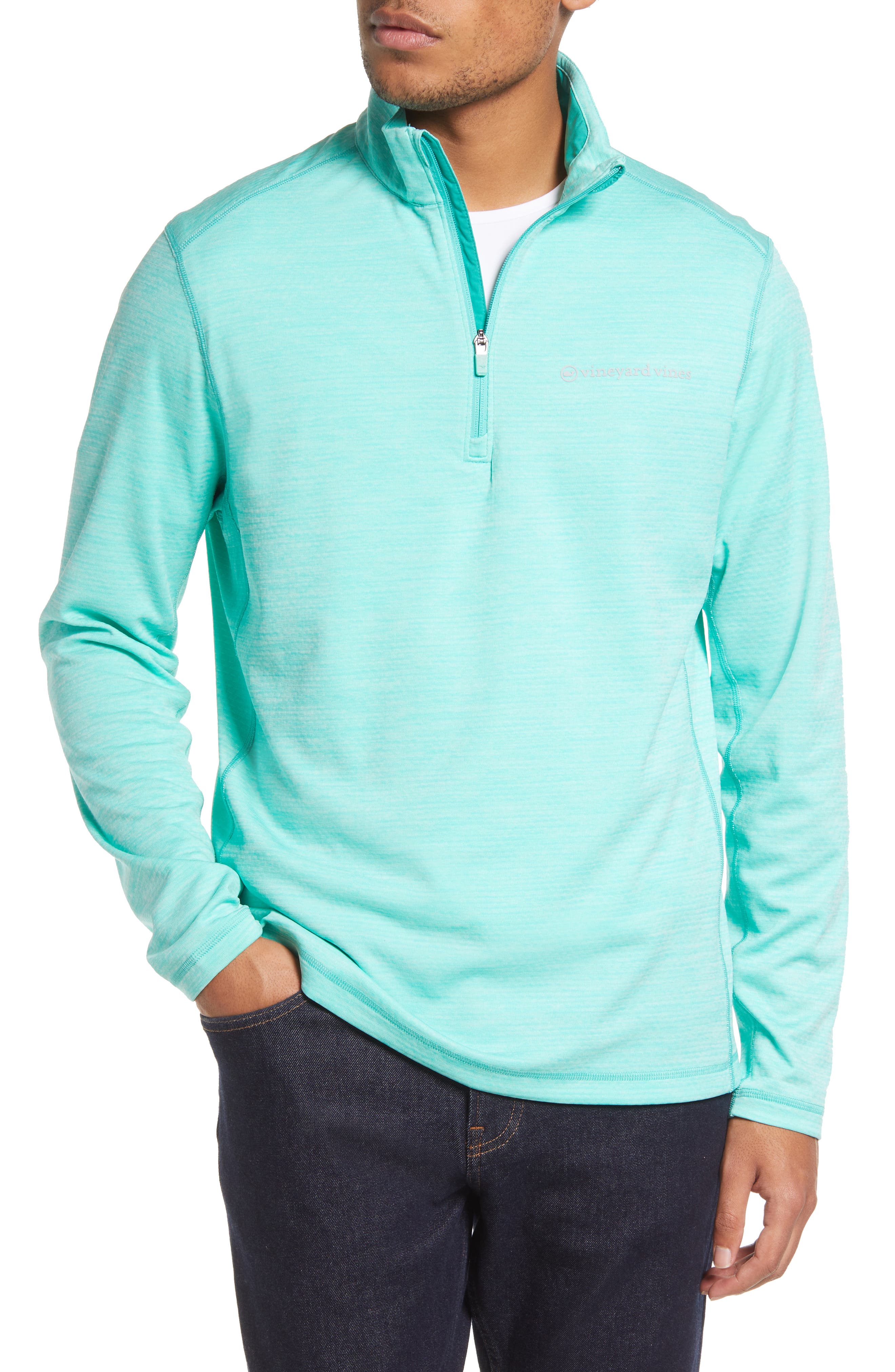 Green Quarter-Zip Sweatshirts for Men 