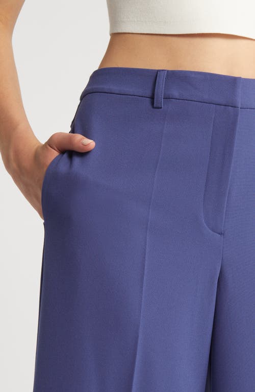 Shop Open Edit Wide Leg Pants In Blue Cobalt