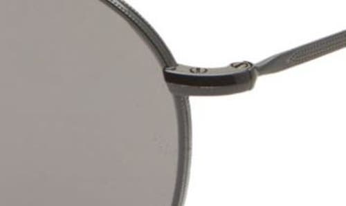 Shop Ray Ban Ray-ban 54mm Round Sunglasses In Black/dark Grey