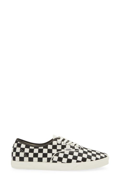 Shop Vans Authentic Lowpro Sneaker In Embroidered Black/marshmallow