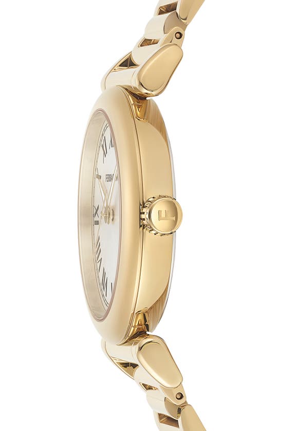 Shop Ferragamo Allure Bracelet Watch, 36mm In Ip Yellow Gold