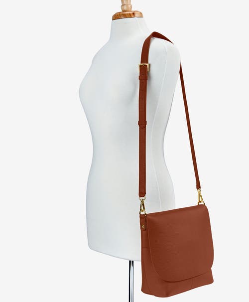 Shop Gigi New York Andie Crossbody In Saddle