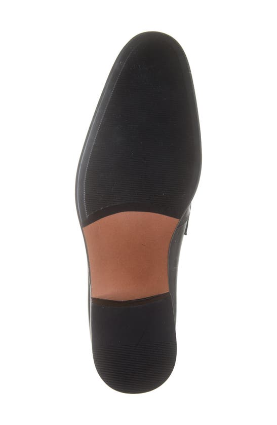 Nordstrom Dino Penny Loafer In Black Leather