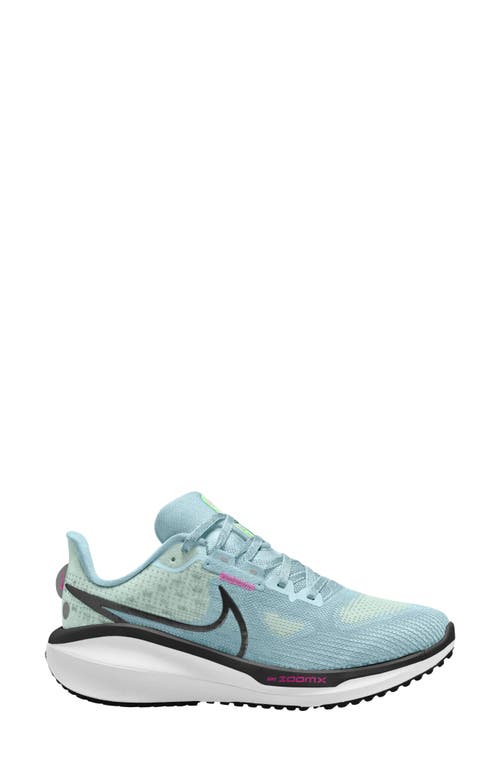 Nike Zoom Vomero 17 Road Running Shoe In Glacier Blue/black/green