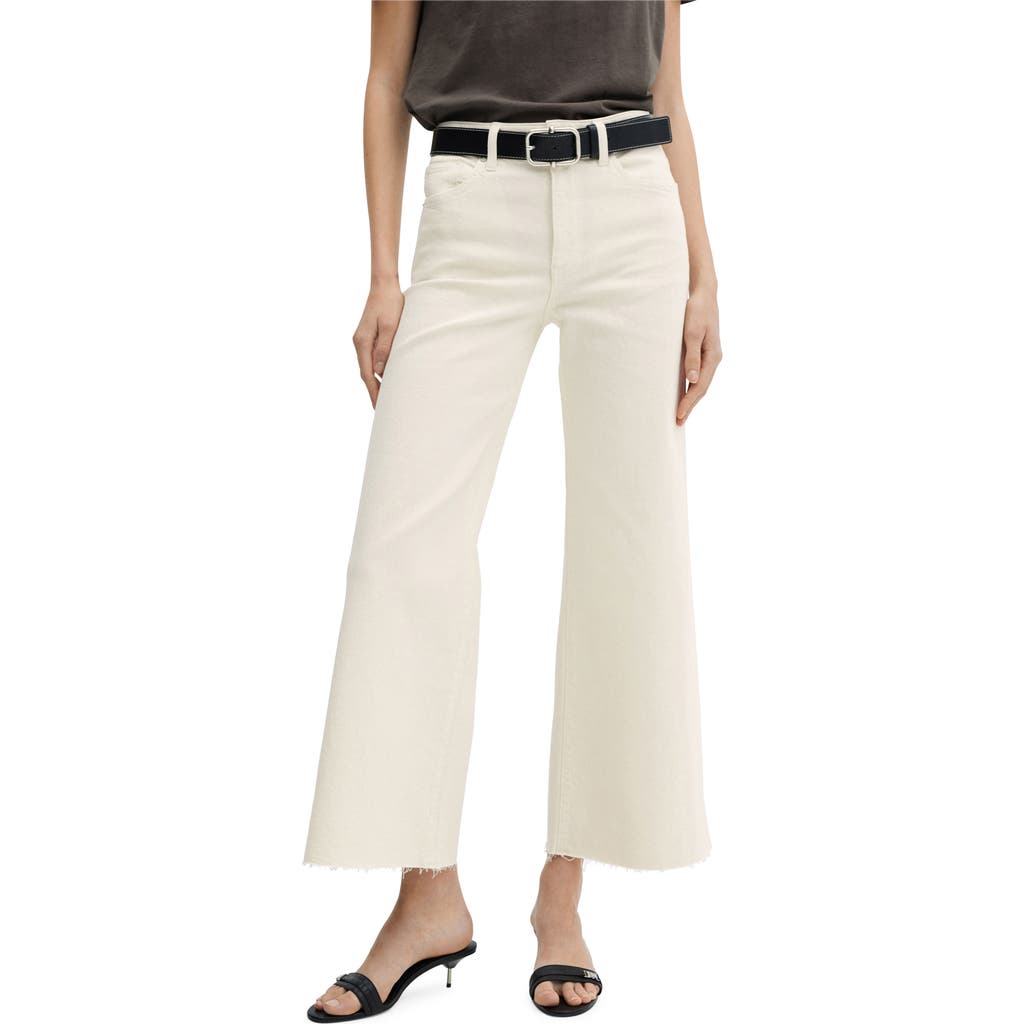 Mango - Jupe-culotte Jean Taille Normale Sable - 40 - Femme In Sand