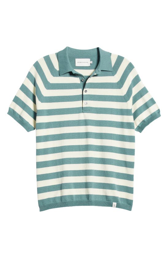 Shop Peregrine Rugby Polo Sweater In Lovat