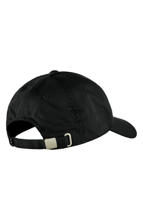 Shop Fjall Raven Fjällräven Logo Patch Adjustable Baseball Cap In Black