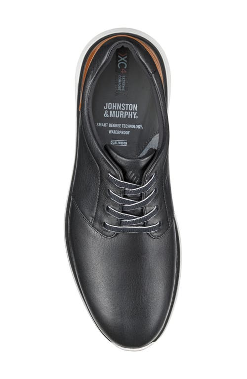 Johnston & Murphy Men's Waterproof Xc4 Prentiss 2 Round Toe Shoe In Black Full Grain