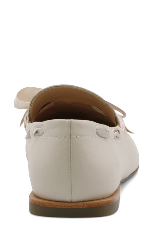 Charles David Izzi Pointed Toe Flat In Ivory