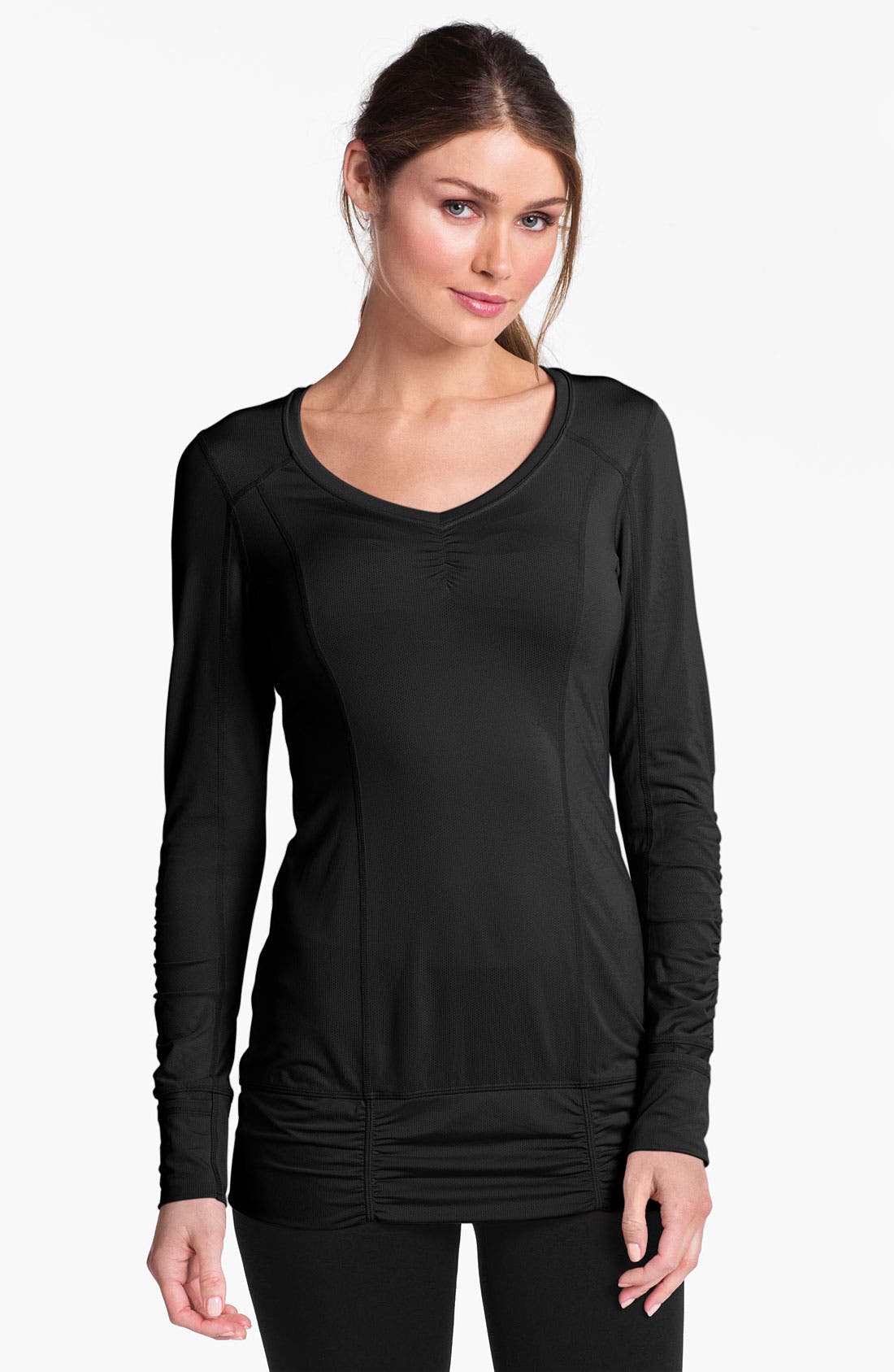 zella ruched tee