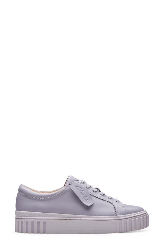 Shop Clarks Mayhill Walk Sneaker In Lilac Leather