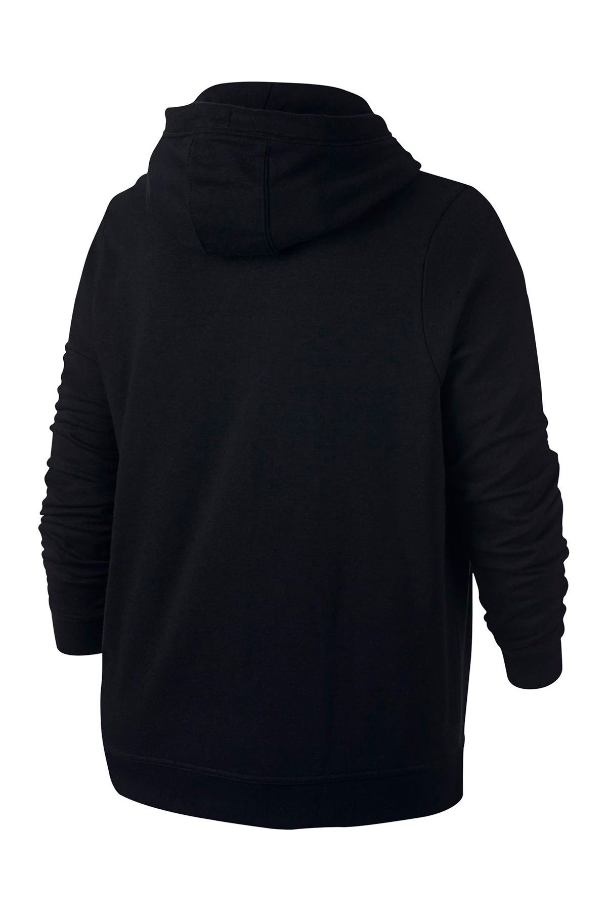 nike funnel neck hoodie plus size