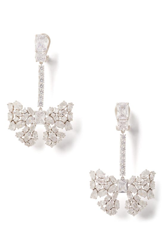 Kate Spade Silver Bow Earrings Skinny Mini Bow Studs Kate Spade Outlet