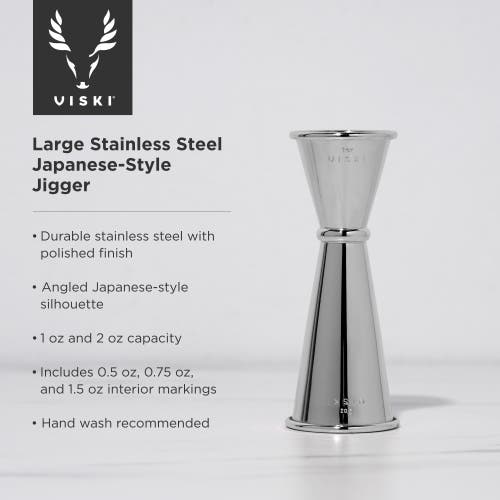 Viski Large Japanese Style Jigger In Harrison