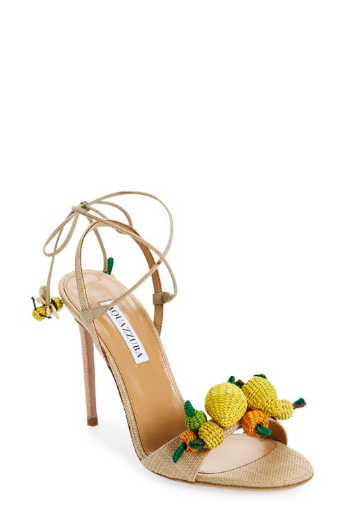 Citrus Punch Ankle Strap Sandal in Natural/Yellow