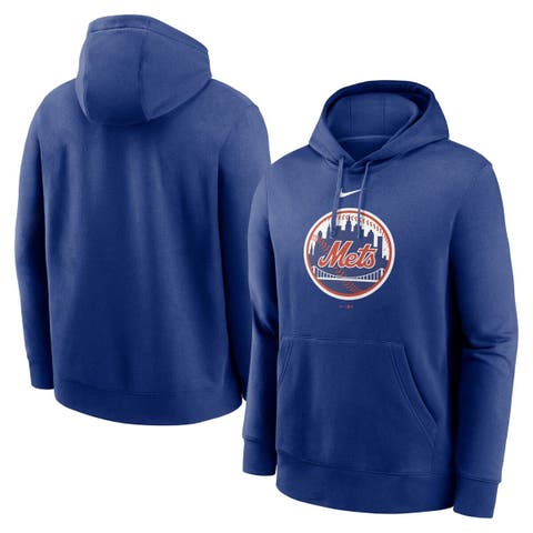 Men's Nike Royal New York Giants 2023 Sideline Club Alternate Tri-Blend Pullover Hoodie Size: Medium