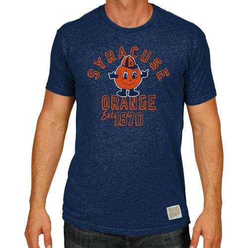 Men's Original Retro Brand Navy Syracuse Orange Big & Tall Mock Twist T-Shirt