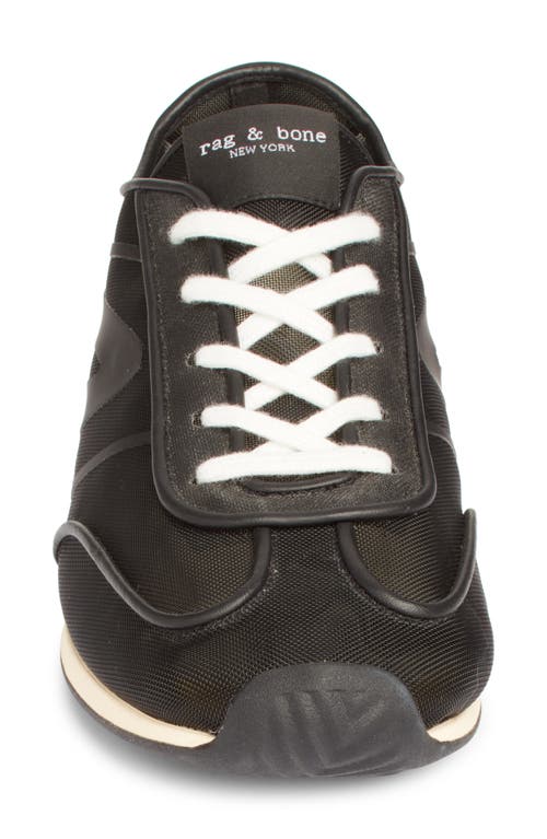 Shop Rag & Bone Retro Runner Mesh Sneaker In Black Mesh