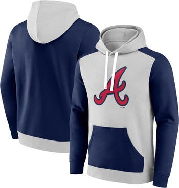Atlanta Braves Vineyard Vines Logo Hoodie Long Sleeve T-Shirt - White